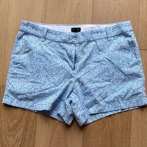 J. Crew Light Blue Floral Women's Shorts